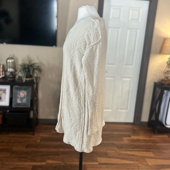 Free People Ivory Oversized Sweater Tunic - Picture 5 of 7
